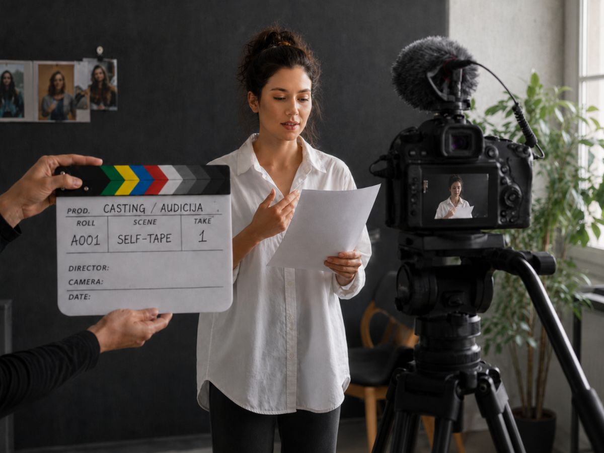 Djevojka na audiciji za film